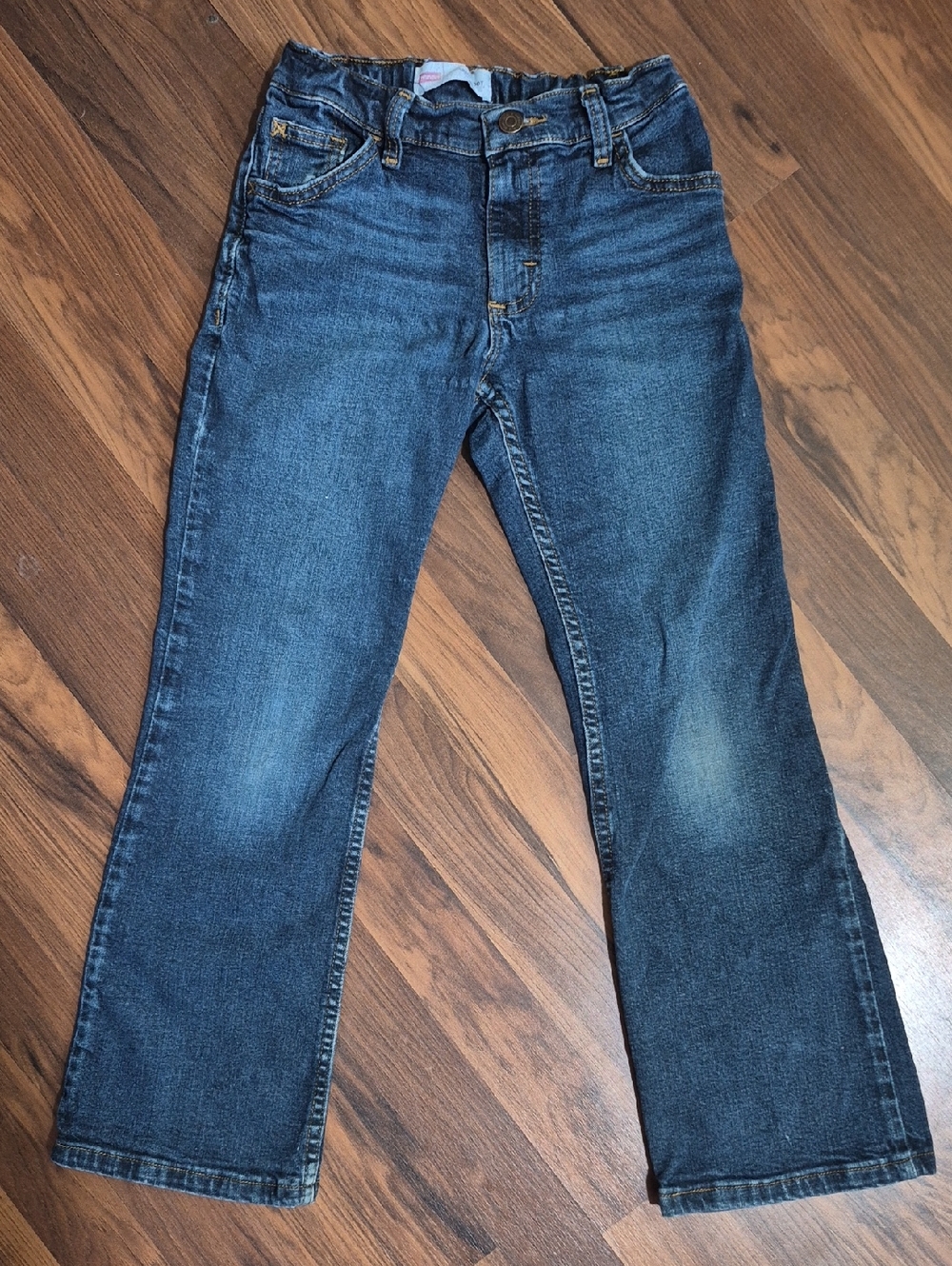 Wrangler Bootcut Dark Blue Denim Jeans Boys Size 10
